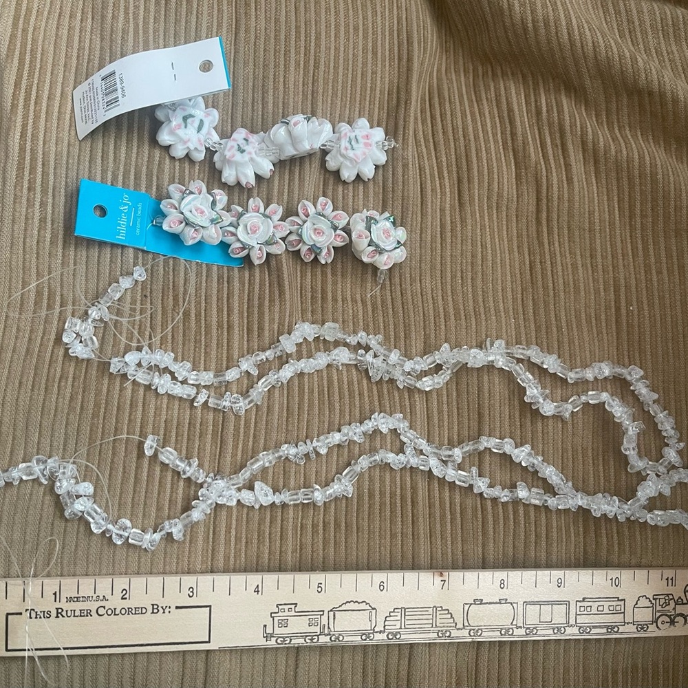 4 STRANDS OF BEADS